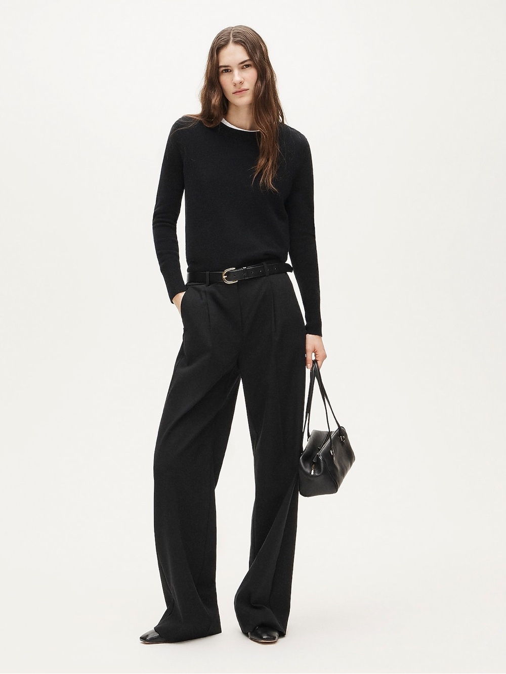 J. Crew Cashmere Classic Fit Crewneck in Black Size XS - Picture 2 of 11